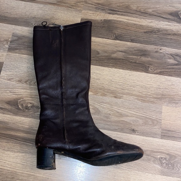 Rockport Brown Leather Boots Size Nine - Picture 2 of 4